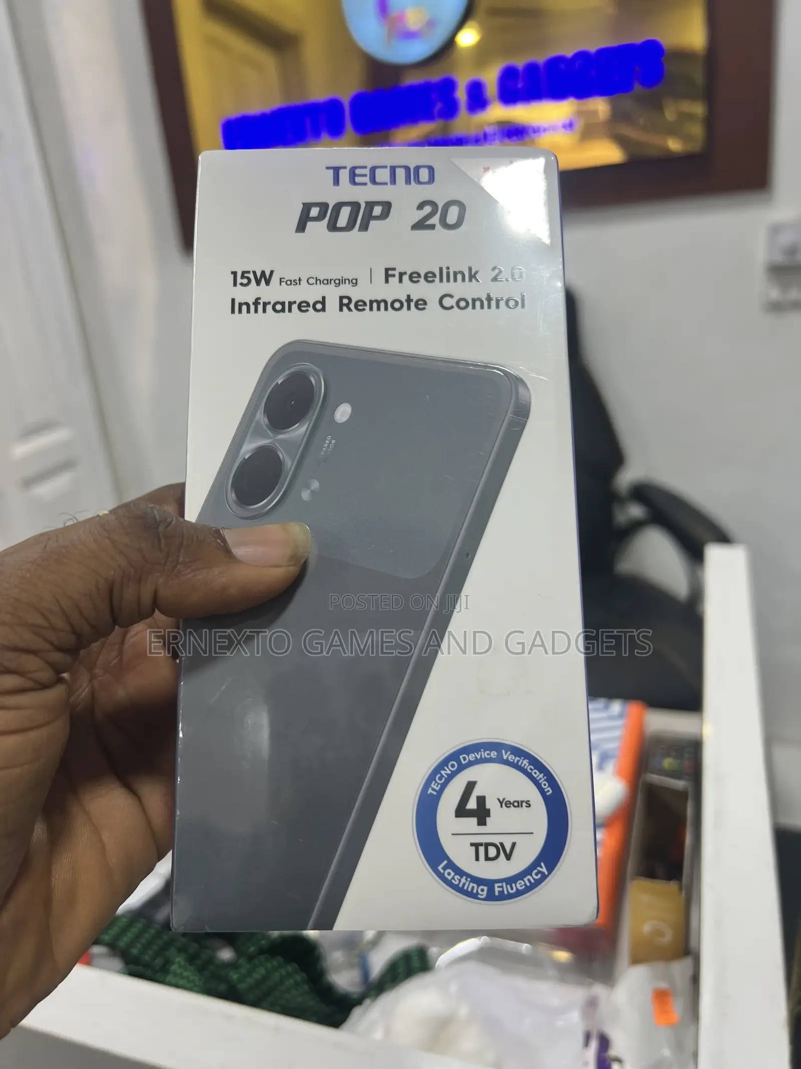 New Tecno Pop 20 128 GB Gray
