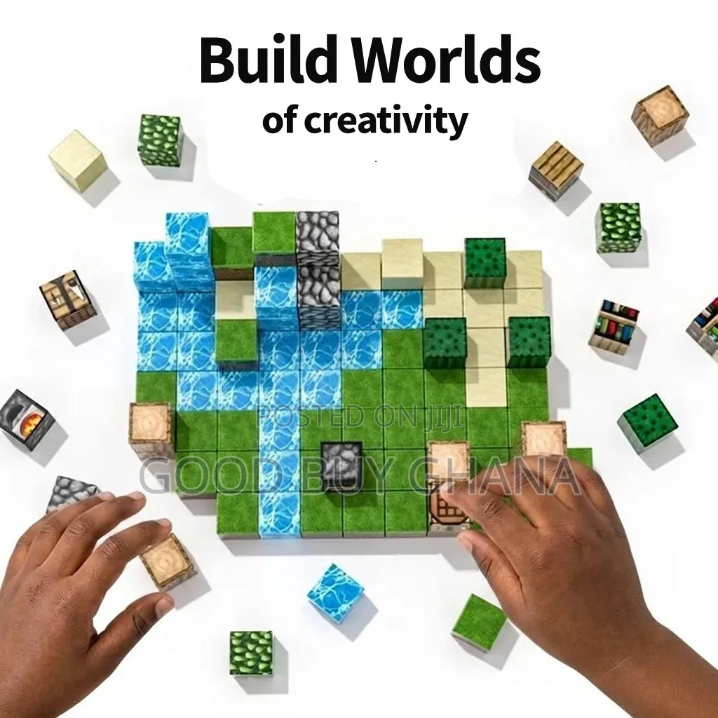 Minecraft Magnetic Cube Building Blocks Toy