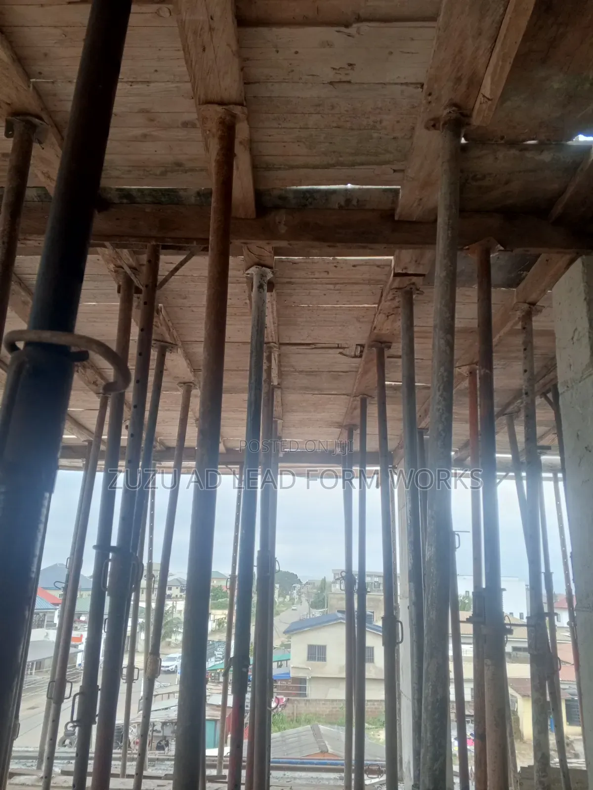 Decking Materials for Rentals Plywood Slabs Beams Metal Jacks Wawa