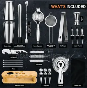 24 Pieces Bartender Kit