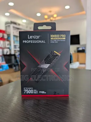 Lexar 2TB SSD NM800 PRO With Heatsink M.2 2280 PCIe Gen4x4 NVMe