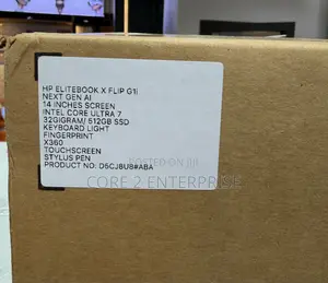 New Laptop HP EliteBook X Flip G1i 32GB Intel Core Ultra 7 SSD 512GB