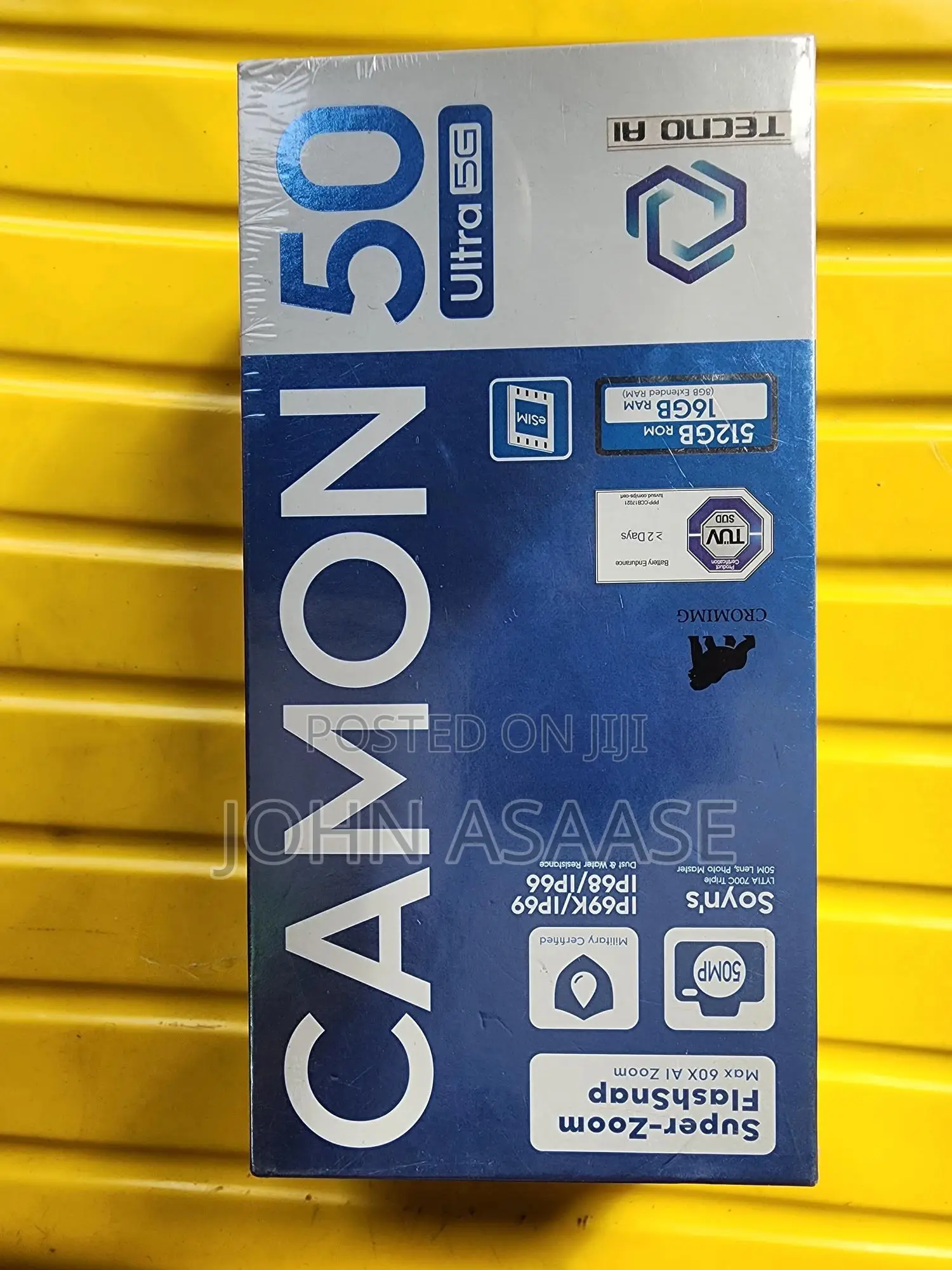 New Tecno Camon 50 Ultra 512 GB Blue