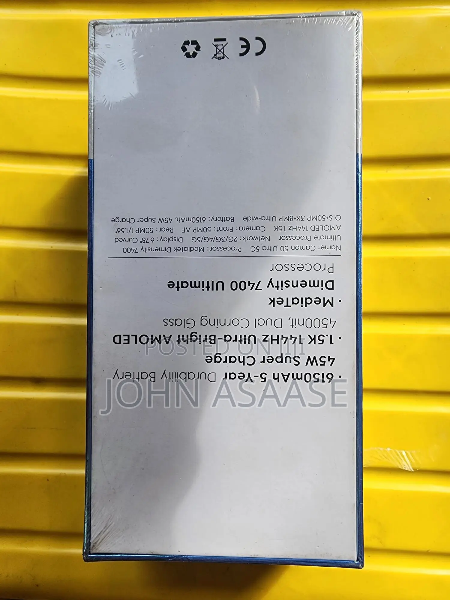 New Tecno Camon 50 Ultra 512 GB Blue
