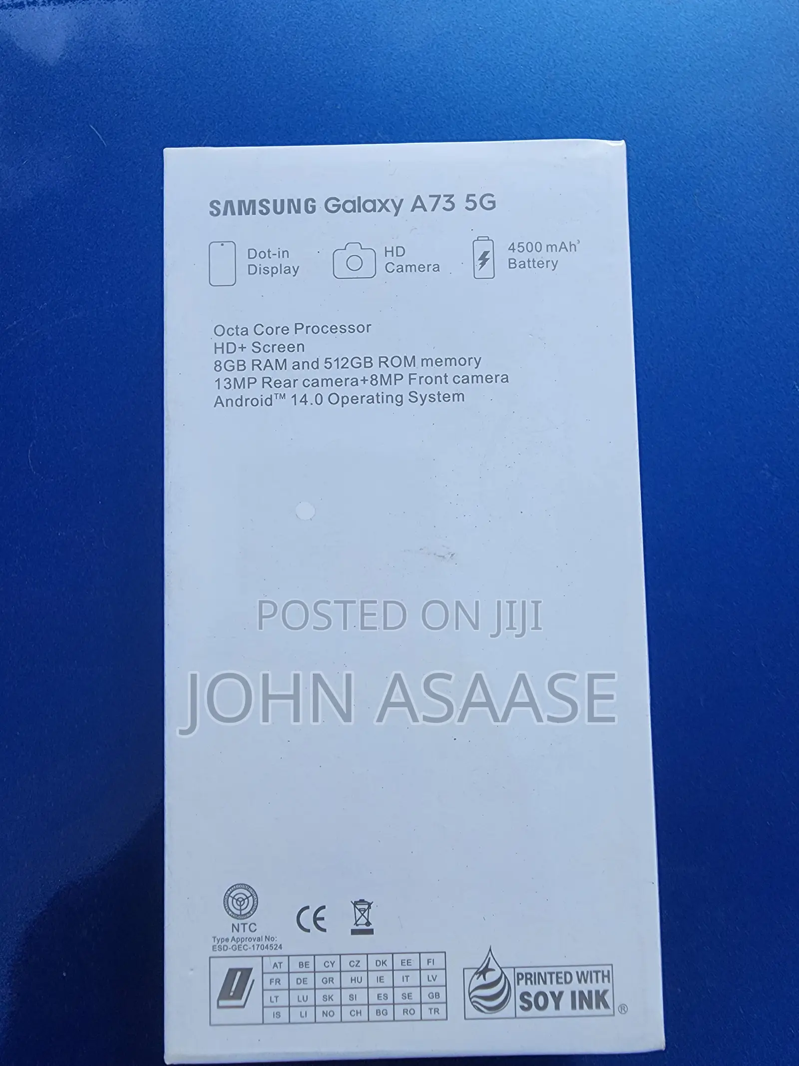New Samsung Galaxy A73 5G 256 GB Black