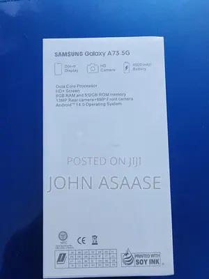 New Samsung Galaxy A73 5G 256 GB Black
