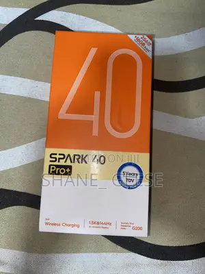 New Tecno Spark 40 Pro+ 128 GB Black
