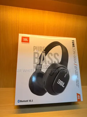 JBL Tunezon 666A Wireless on Ear Headset Featuring JBL Pure Bass Sound