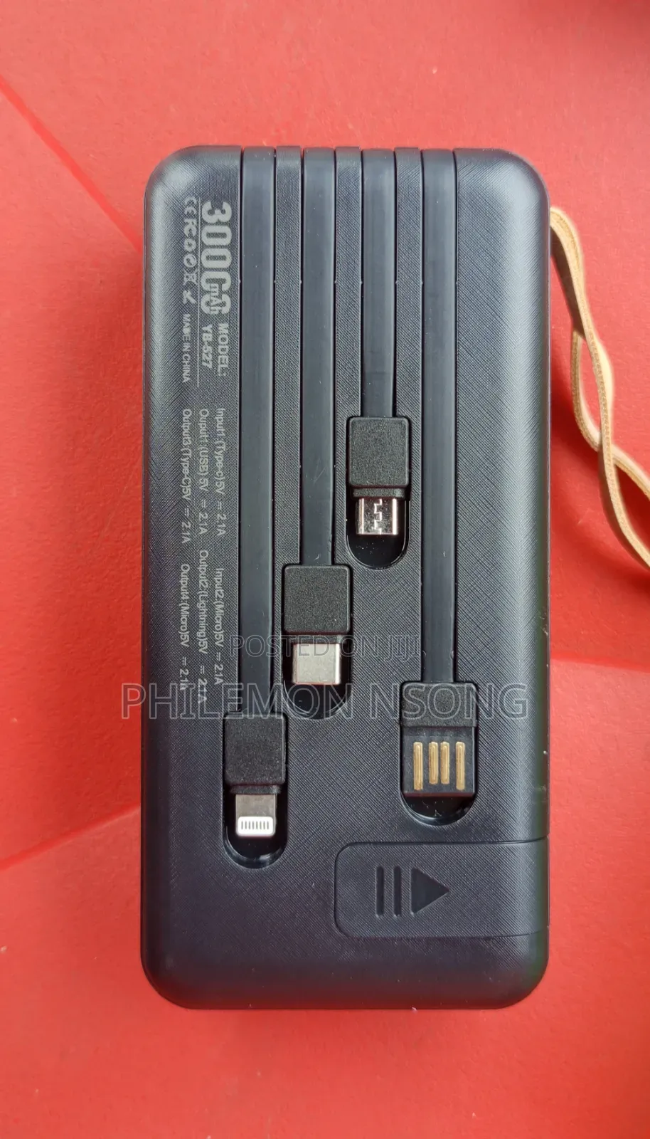 YBillionair YB-527 30000mAh Powder Bank