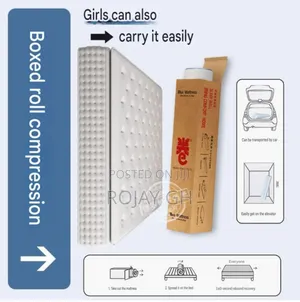12" King-Sized High Grade Orthopaedic Compressed Mattress 180 X 200cm