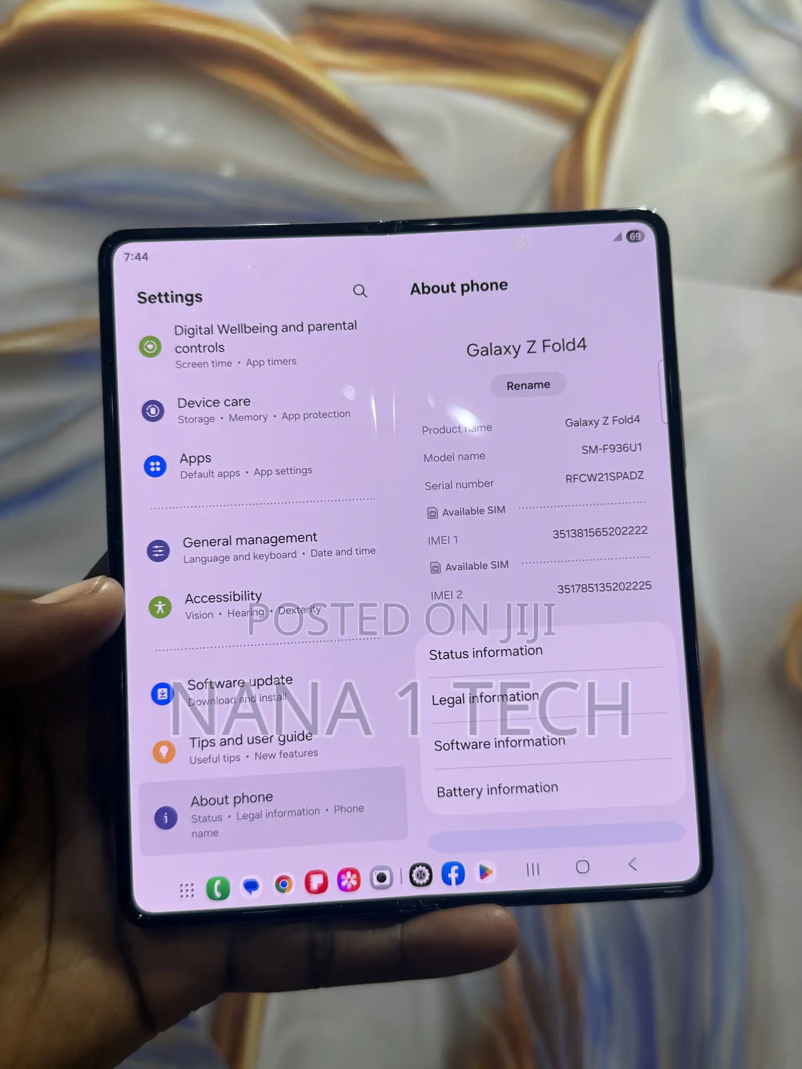 Samsung Galaxy Z Fold4 512 GB Black