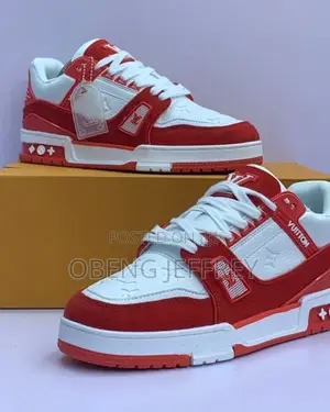 Original Louis Vuitton Lv Skate Red