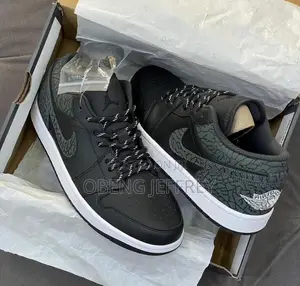 Original Air Jordan 1 Low Elephant