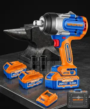1280n.M Cordless Impact Wrench With 3 Sockets Set - Wcd1b128