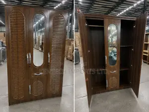 All-in-One Modern Wardrobe: Hanging Space, Mirror Drawer/ 3 Door