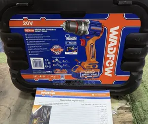 92NM Brushless Cordless Impact Drill With 8 PCS Bits Set - Wcdp9281