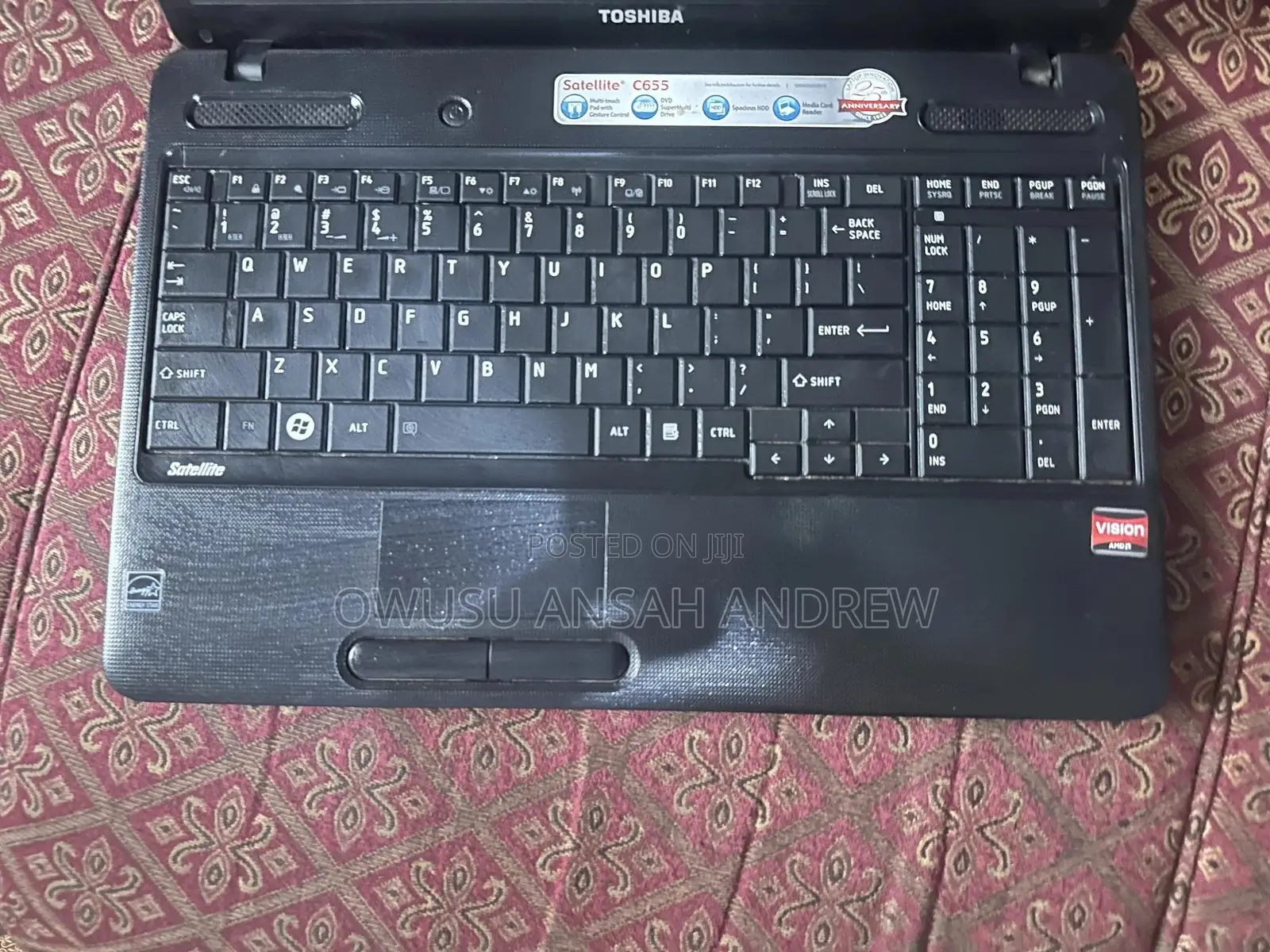 Laptop Toshiba 4GB AMD HDD 500GB