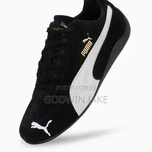 Affordable PUMA Speedcat Low-Top Sneakers "Black/White"
