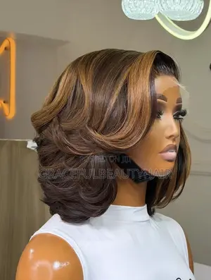 10 Inches Vietnamese SDD Layered Bob Wig