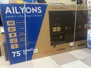 All New Ailyons 75” Smart Uhd TV