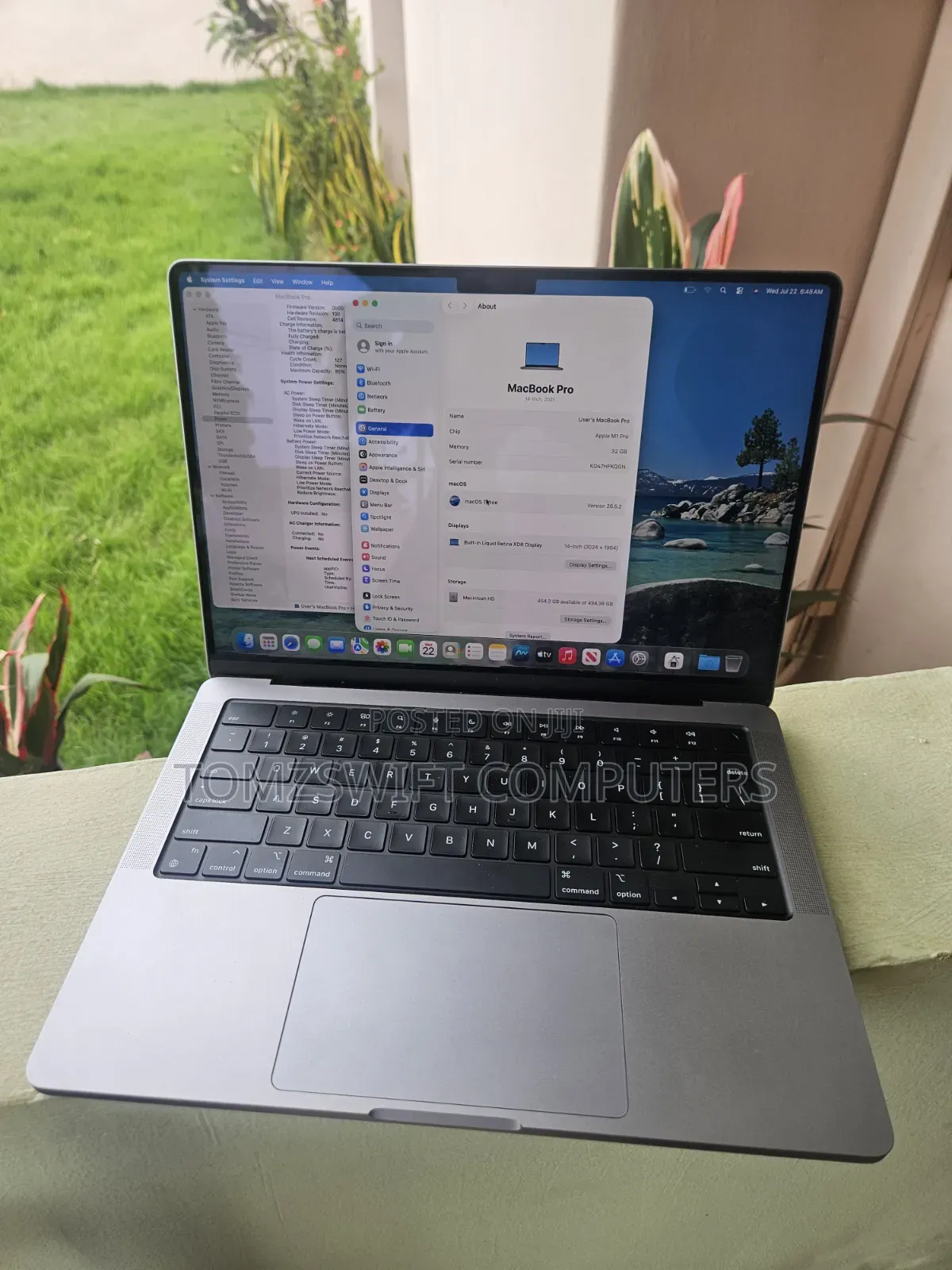 Laptop Apple MacBook Pro 32GB Apple M1 Pro SSHD (Hybrid) 512GB