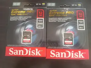 32gb Sandisk Extreme Pro SDXC Uhs-I Card