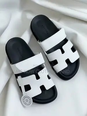 Hermes Slippers With a Box