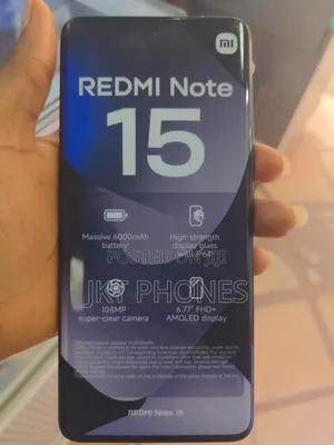 New Xiaomi Redmi Note 15 256 GB Black