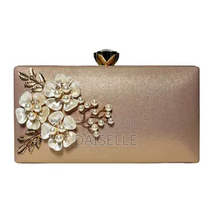 Floral Pearl Clutch