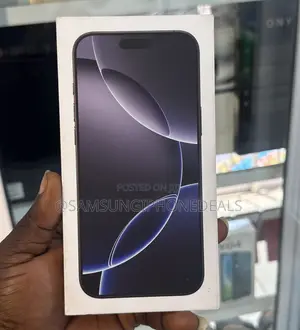 New Apple iPhone 16 Pro Max 256 GB Black