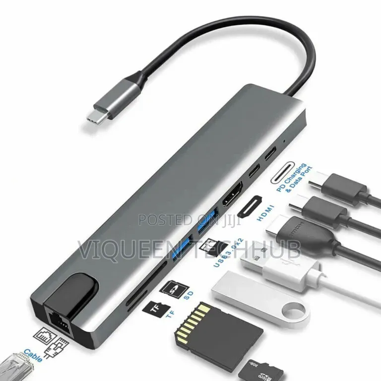 Type C to HDTV 8 in 1