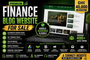 Premium Automated Finance Blog Website for Sale