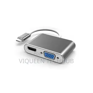 Type C to Hdmi, VGA, USB Adaptor