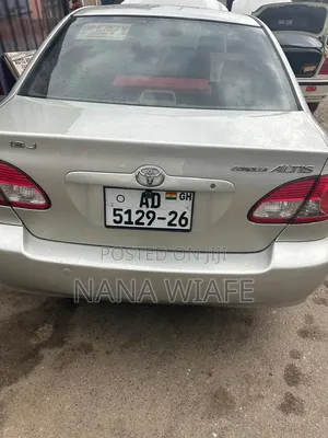 Toyota Corolla Sedan Automatic 2003 Silver