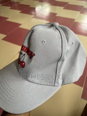 Grey Cherry Cap