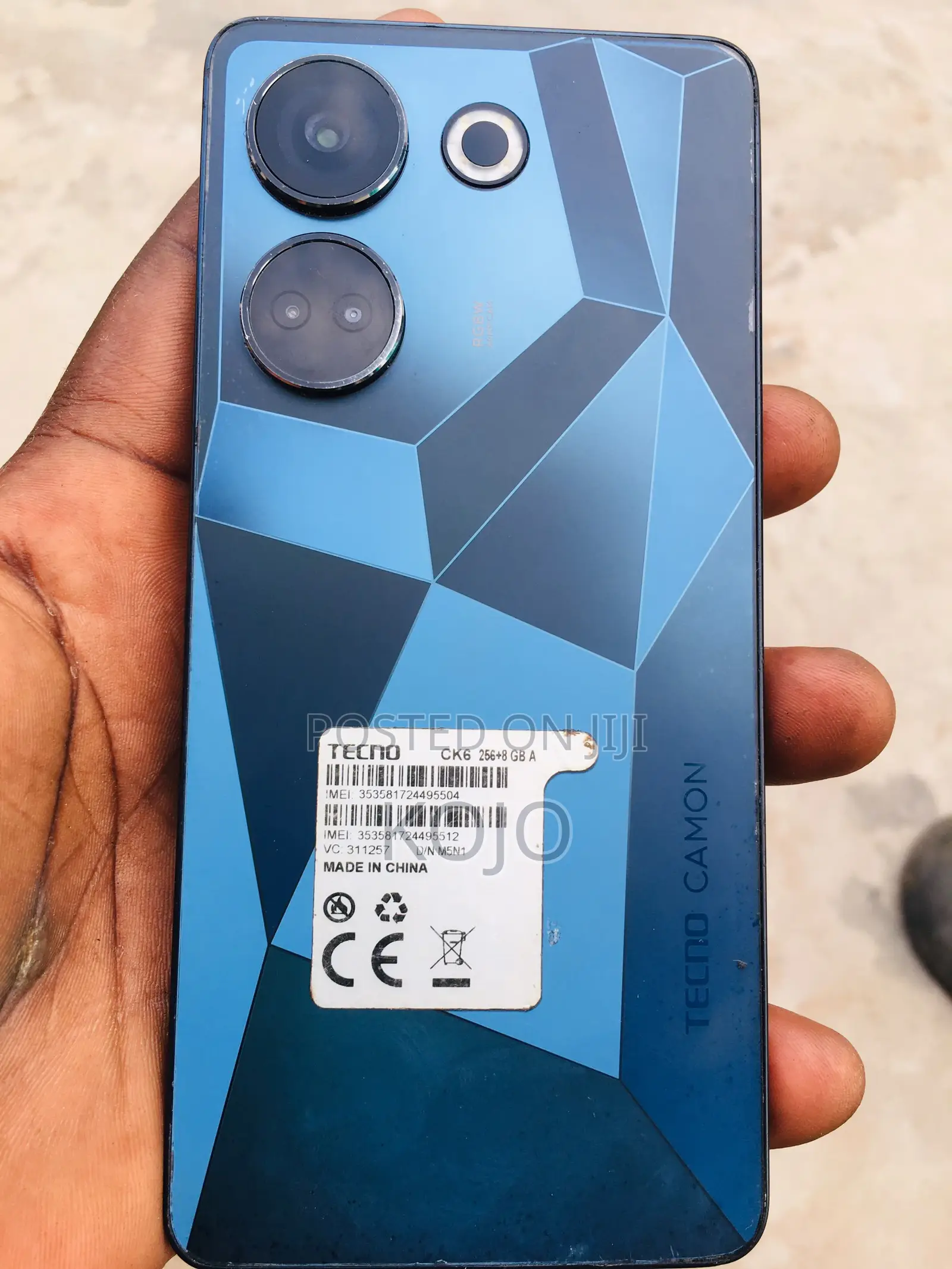 Tecno Camon 20 256 GB Blue