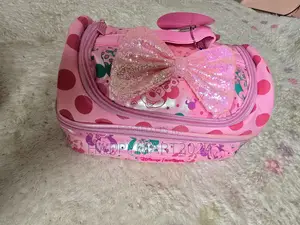 Pink Minnie Smiggle Themed Thermal Lunch Bag
