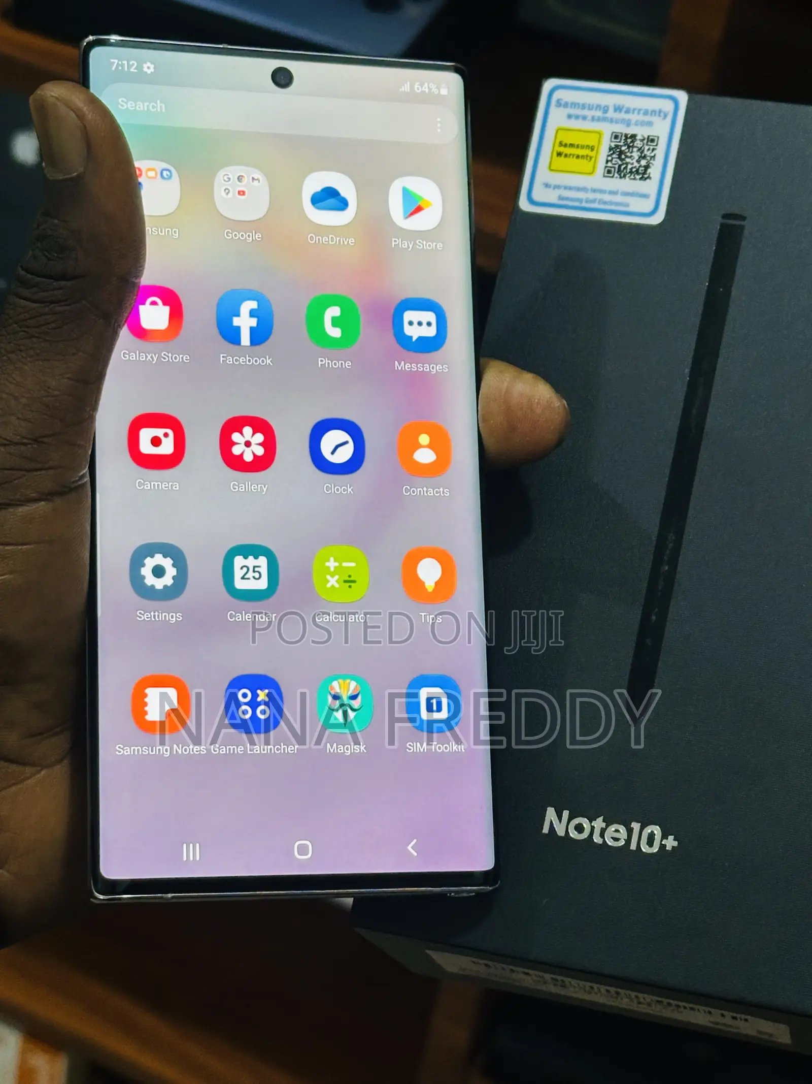 New Samsung Galaxy Note 10 Plus 5G 256 GB Silver