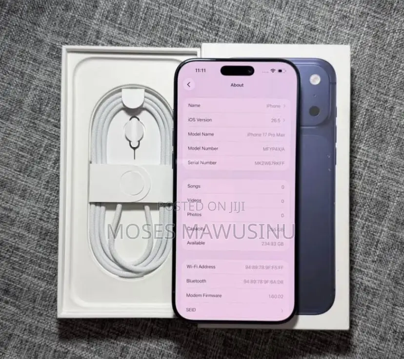 Apple iPhone 17 Pro Max 256 GB Blue