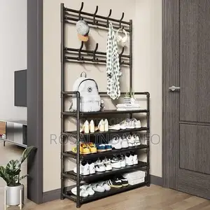 Metal Shoe Rack and Bag Holder
