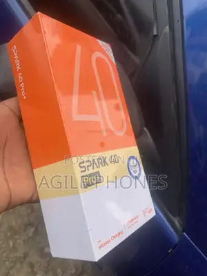 New Tecno Spark 40 Pro+ 256 GB Black