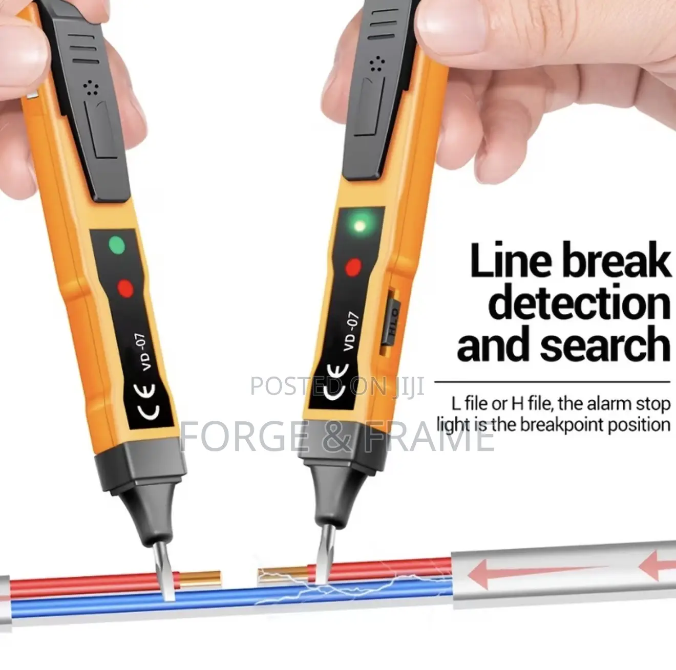 Continuity Voltage Detector Pen Non-Contact Inductive AC/DC Voltage