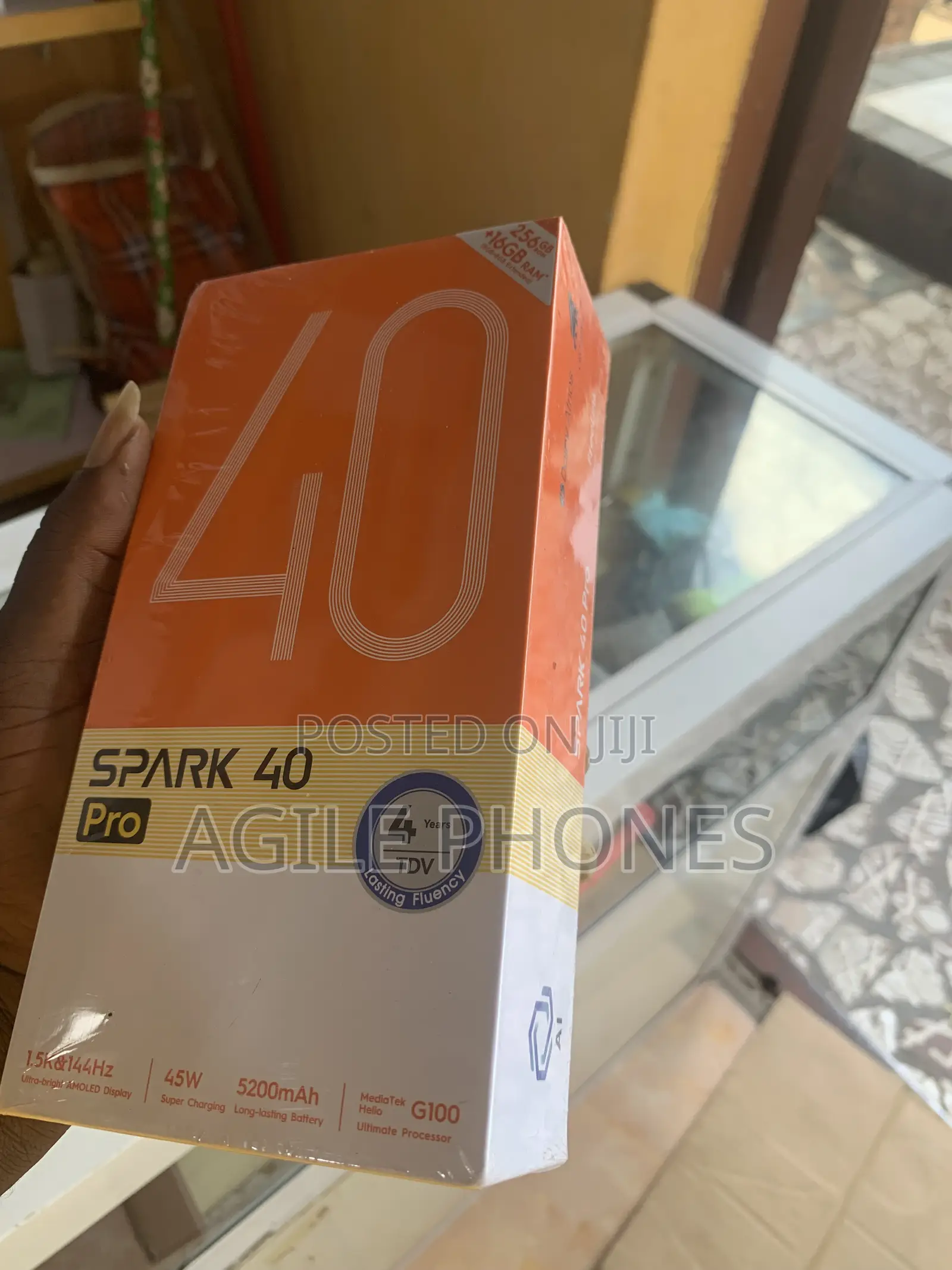 New Tecno Camon 40 Pro 5G 256 GB Black