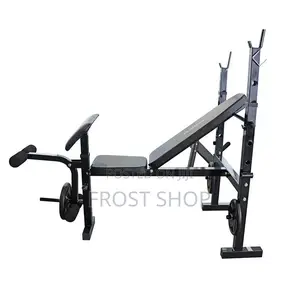 Foldable Multifunctional Bench Press With Weight – Home/Gym
