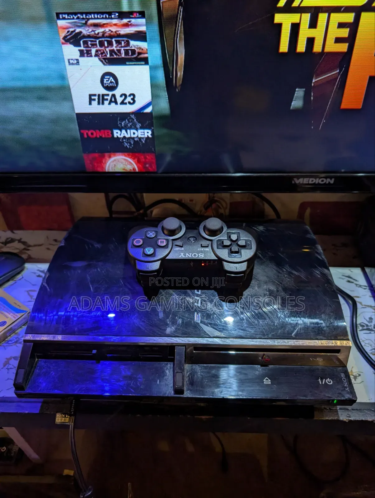 Ps3 Fat With 18 Solid Games Loaded 