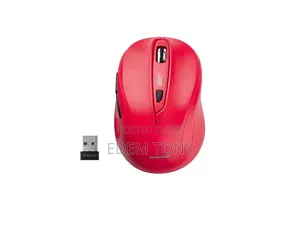 SILVERCREST Wireless Mouse With Nano USB Receiver, Red