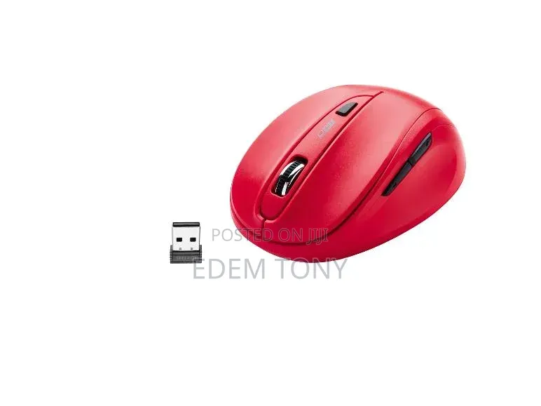 SILVERCREST Wireless Mouse With Nano USB Receiver, Red