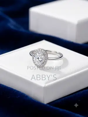 The Royal Oval Zirconia Promise/Engagement Ri