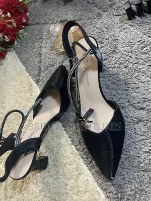 Black Slingback Heel