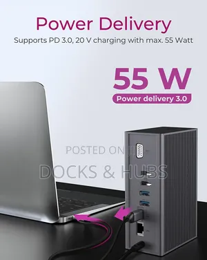 14-in-1 Multi-Display USB Type-C and Type-a Docking Station